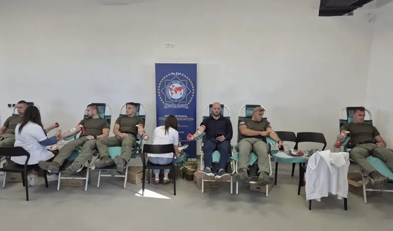 U organizaciji MUP-a ŽZH i IPA-e ŽZH prikupljeno 36 doza krvi