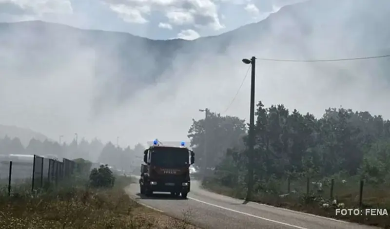 I dalje se sanira požarište na odlagalištu Uborak 