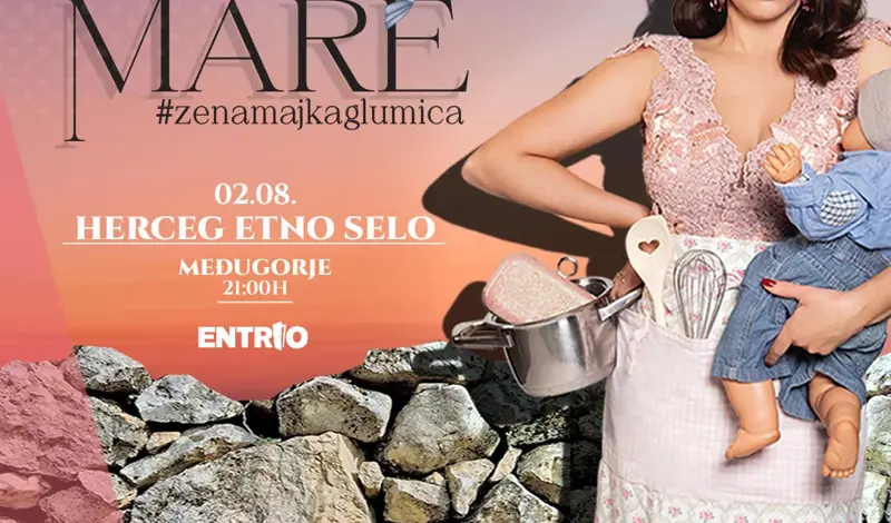 MARE hara Hercegovinom: Nakon rasprodanih izvedbi u Mostaru, Marijana Mikulić ove nedjelje stiže u Međugorje s hit predstavom "MARE #ženamajkaglumica"