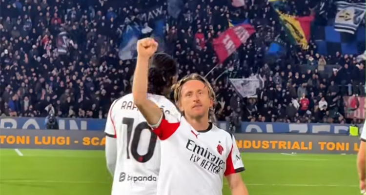 MODRIĆ JE NOGOMET! S nevjerojatnom lakoćom zabio za pobjedu Milana 