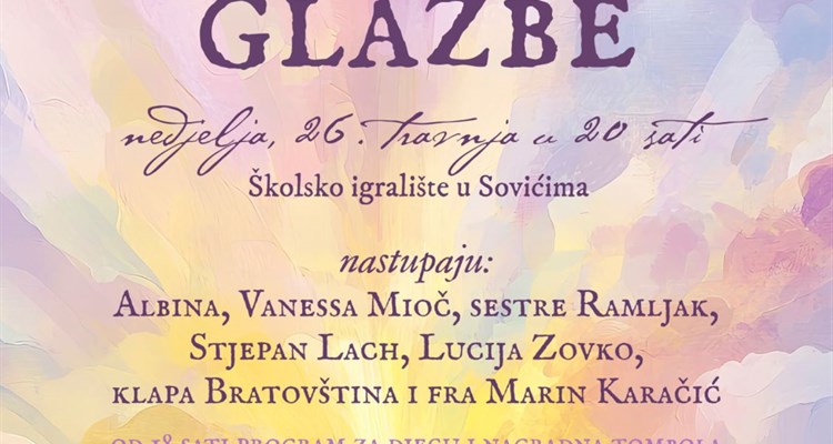 Najveća imena duhovne glazbe stižu na humanitarni koncert u Soviće