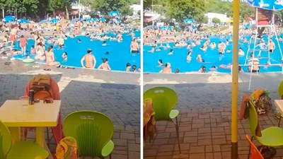 VIDEO: Na bazenu usred Beograda pjeva Thompson!