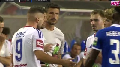 Rebić nije odbio dati vodu igraču Slaven Belupa! Razgovarao je s trenerom, kasnije mu ponudio vodu