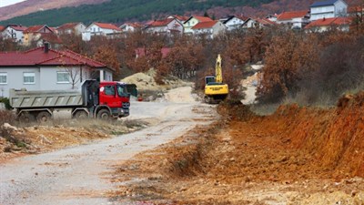 Posušje rasterećuje promet: U tijeku radovi u ulici Augusta Šenoe