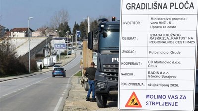 Putovi Grude i Matinović počeli radove na novom ''raskrižju'' u Čitluku