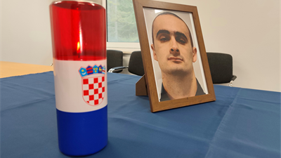 Policija u RH oprašta se od umrlog kolege, Čapljinca Davida Perića