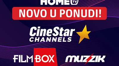 Novi filmski i glazbeni kanali na HOME.TV-u