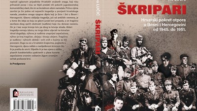 Najava predstavljanja knjige Škripari – Hrvatski pokret otpora u Bosni i Hercegovini od 1945. do 1951.
