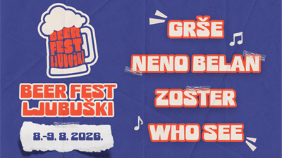 OTKRIVEN GLAZBENI LINEUP ZA BEER FEST – Stižu GRŠE, WHO SEE, NENO BELAN I ZOSTER
