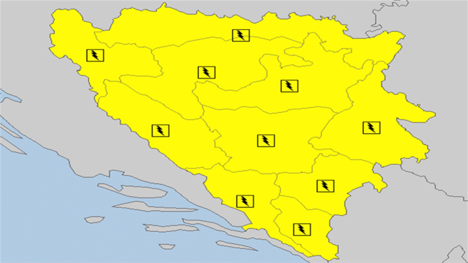 Izdano upozorenje za Mostarsku regiju