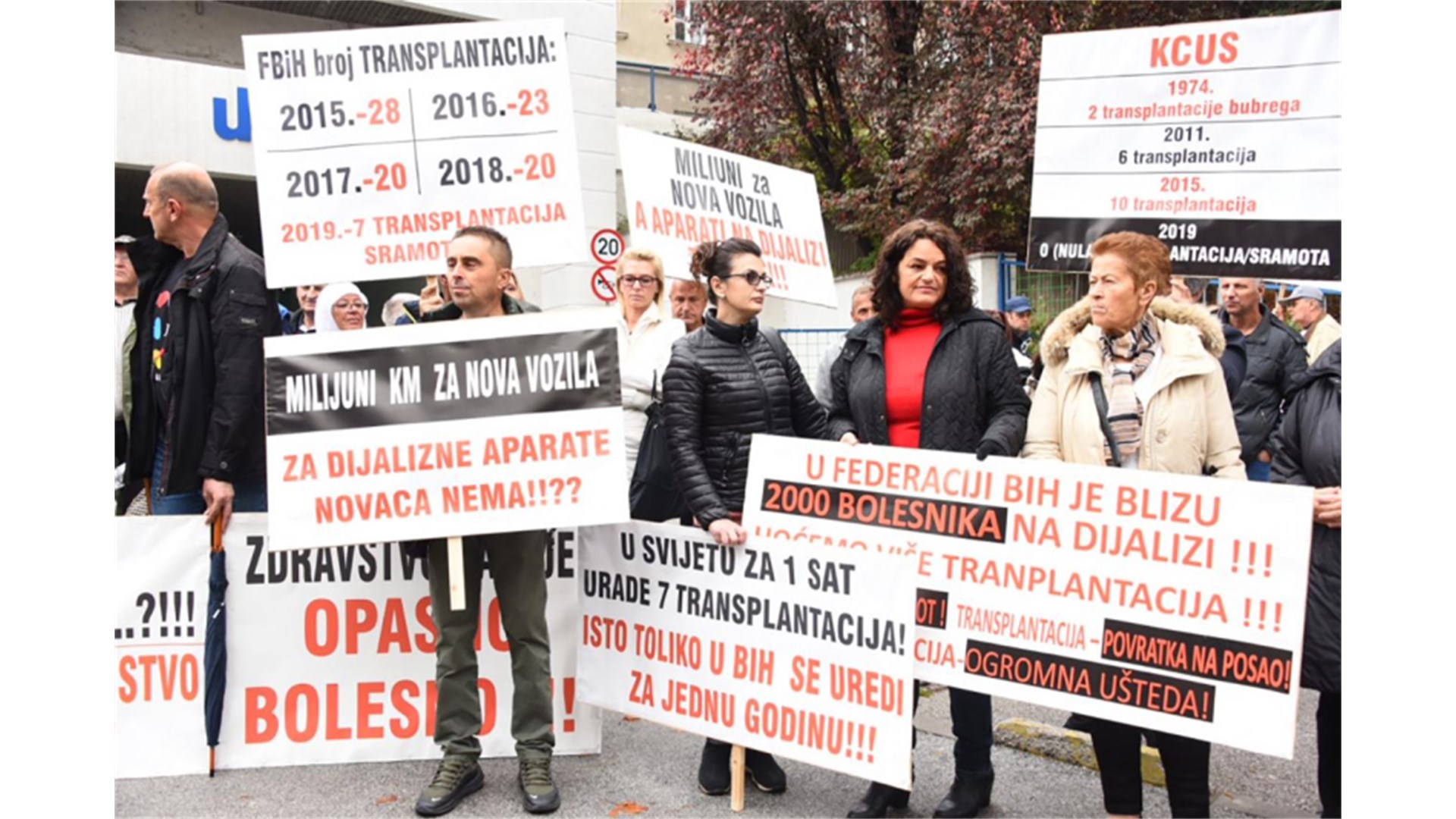 Dijalizirani pacijenti u FBiH spremaju nove prosvjede