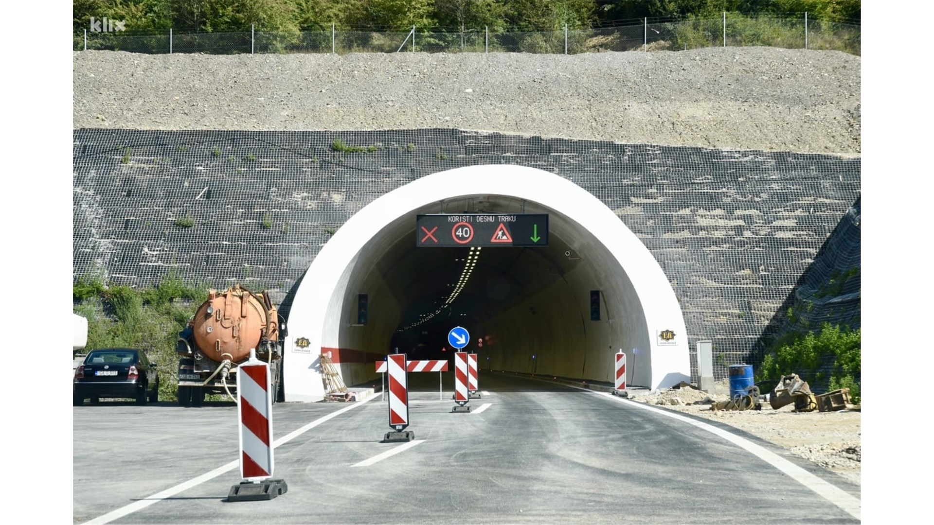 Dionica Bradina - Lepenica bit će zatvorena u četvrtak i petak od 8 do 17 sati