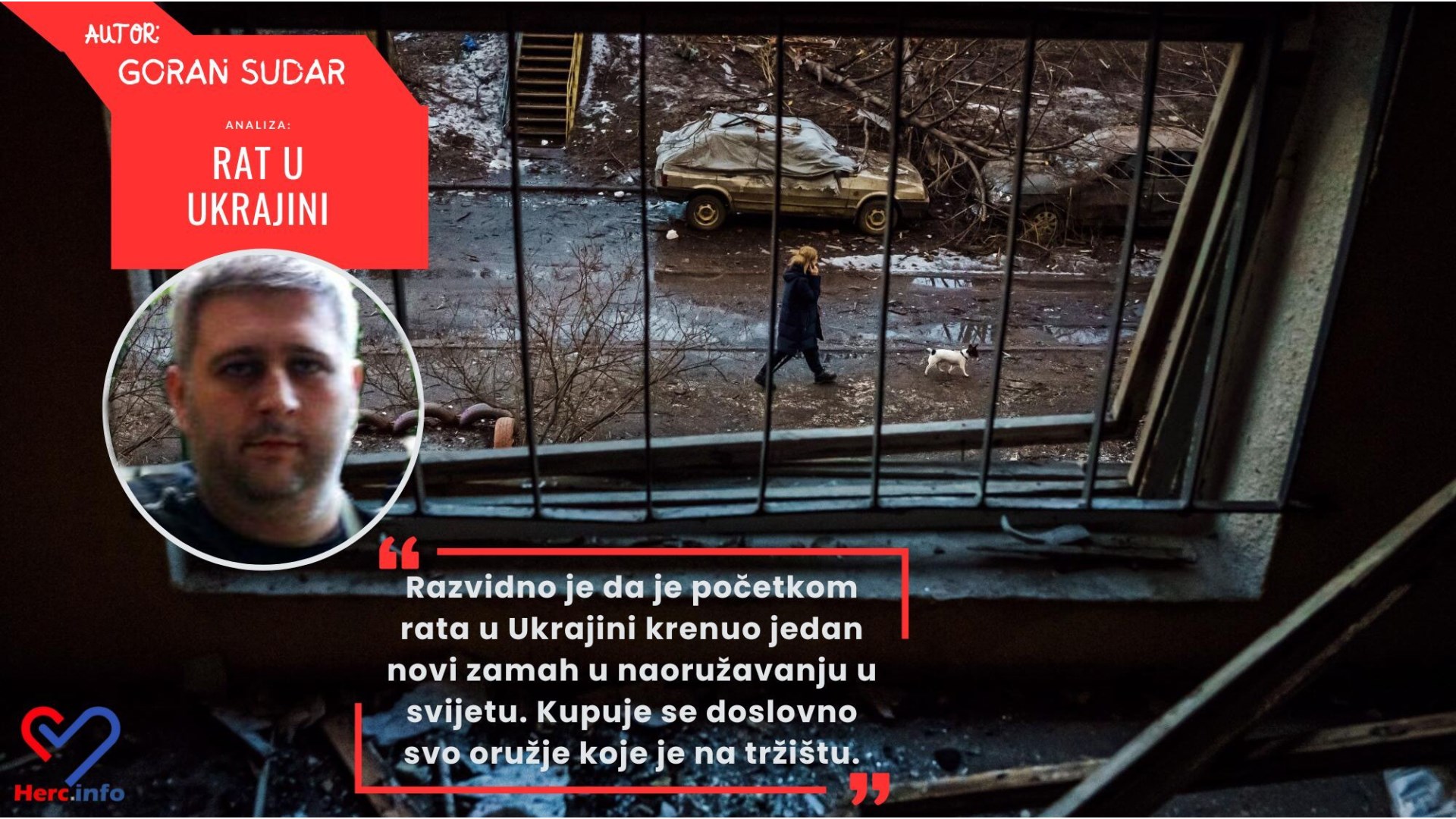 Goran Sudar: U Ukrajini je otvorena Pandorina kutija koju nikako ne znamo zatvoriti, a rat se itekako reflektira na BiH