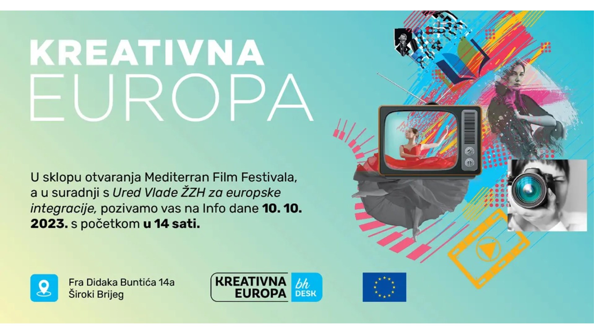 Prijavite se na info dan programa ''KREATIVNA EUROPA''