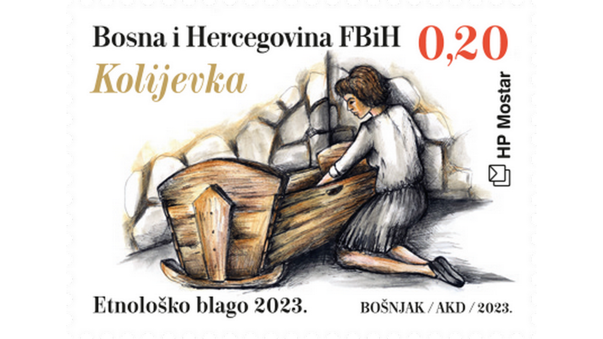 Nove marke HP Mostar ''Etnološko blago 2023.'' uz Svjetski dan pošte