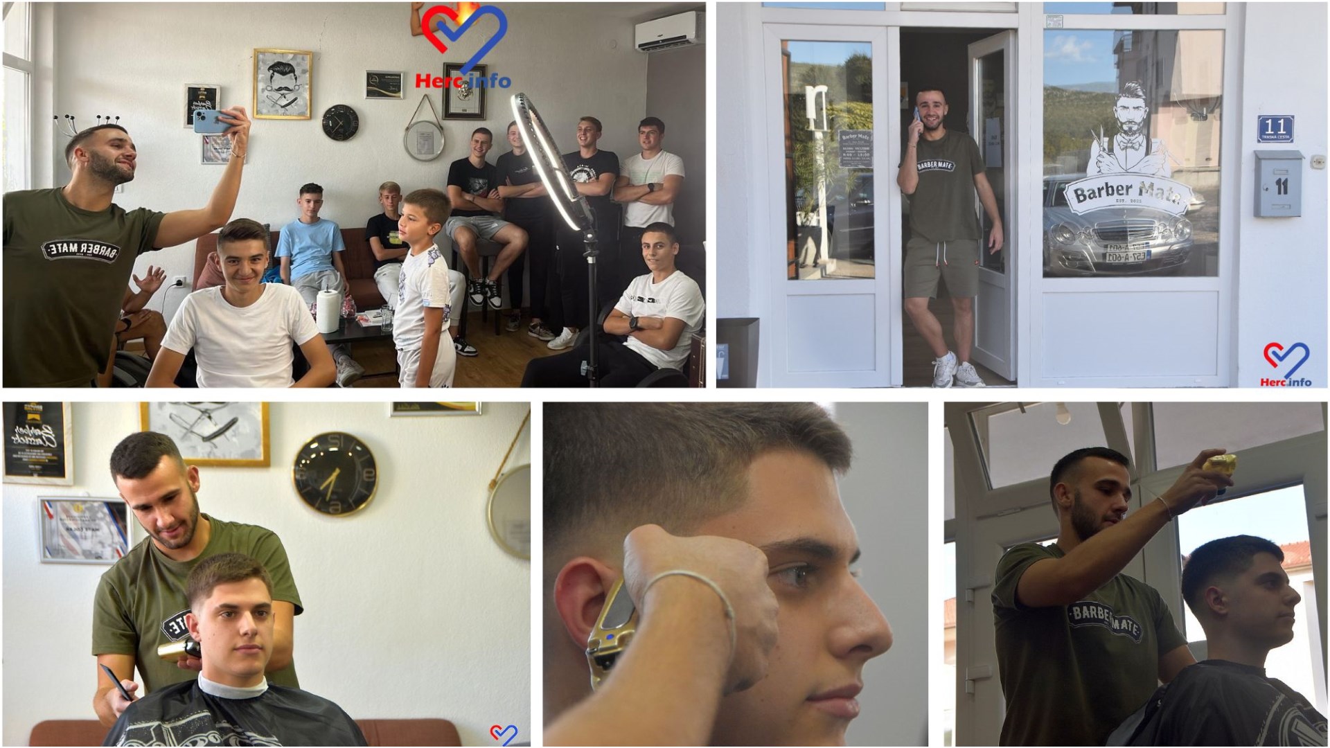 (FOTO) Mate Čolak, nogometaš među frizerima: Traže se frizure kao kod Gvardiola, Ronalda, Hazarda, Beckhama...