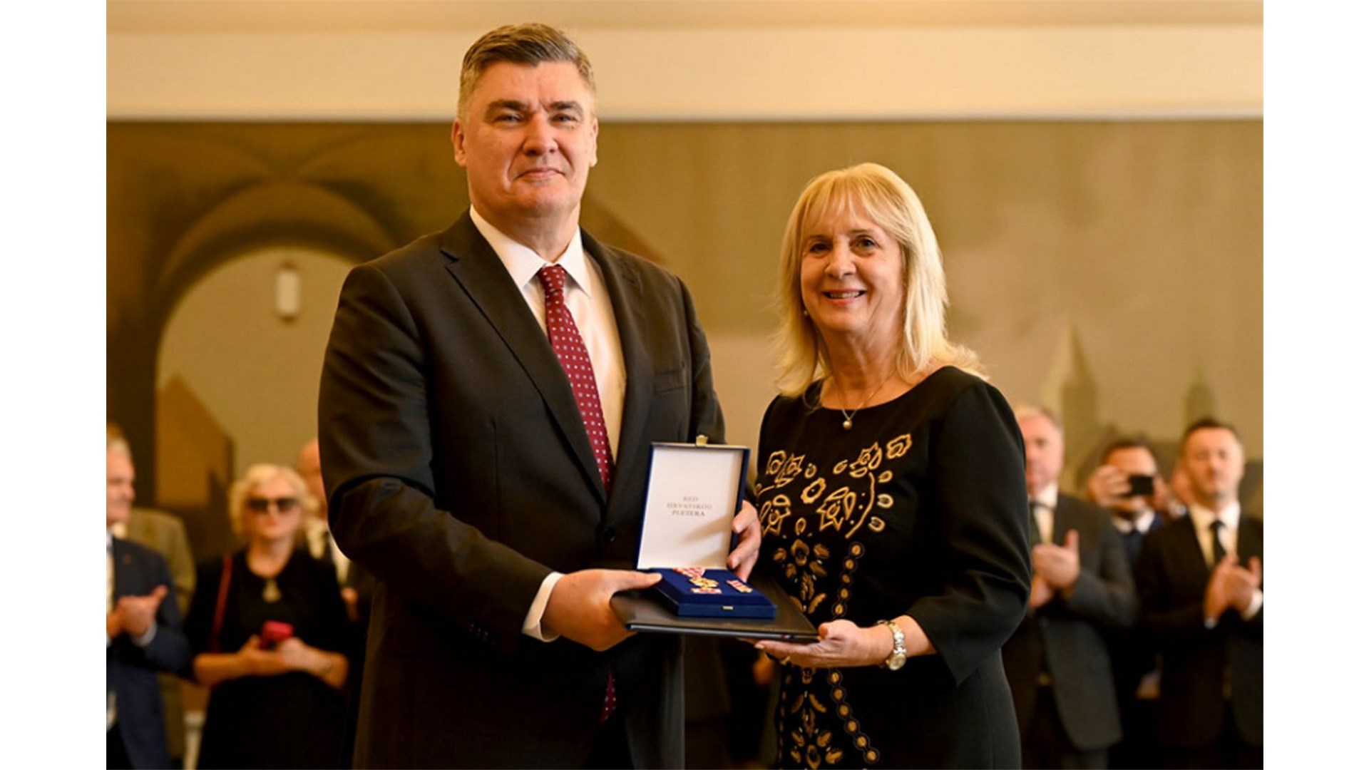 Milanović odlikovao akademkinju Ljerku Ostojić i tenisača Marina Čilića