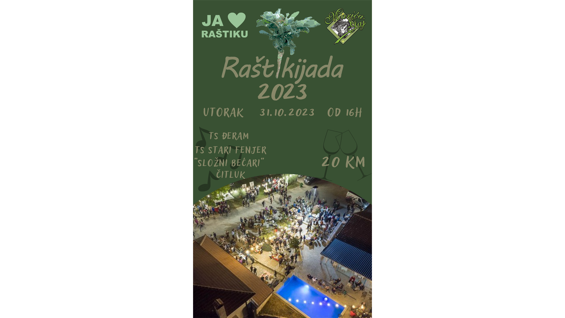 11. Raštikijada u utorak 31. listopada