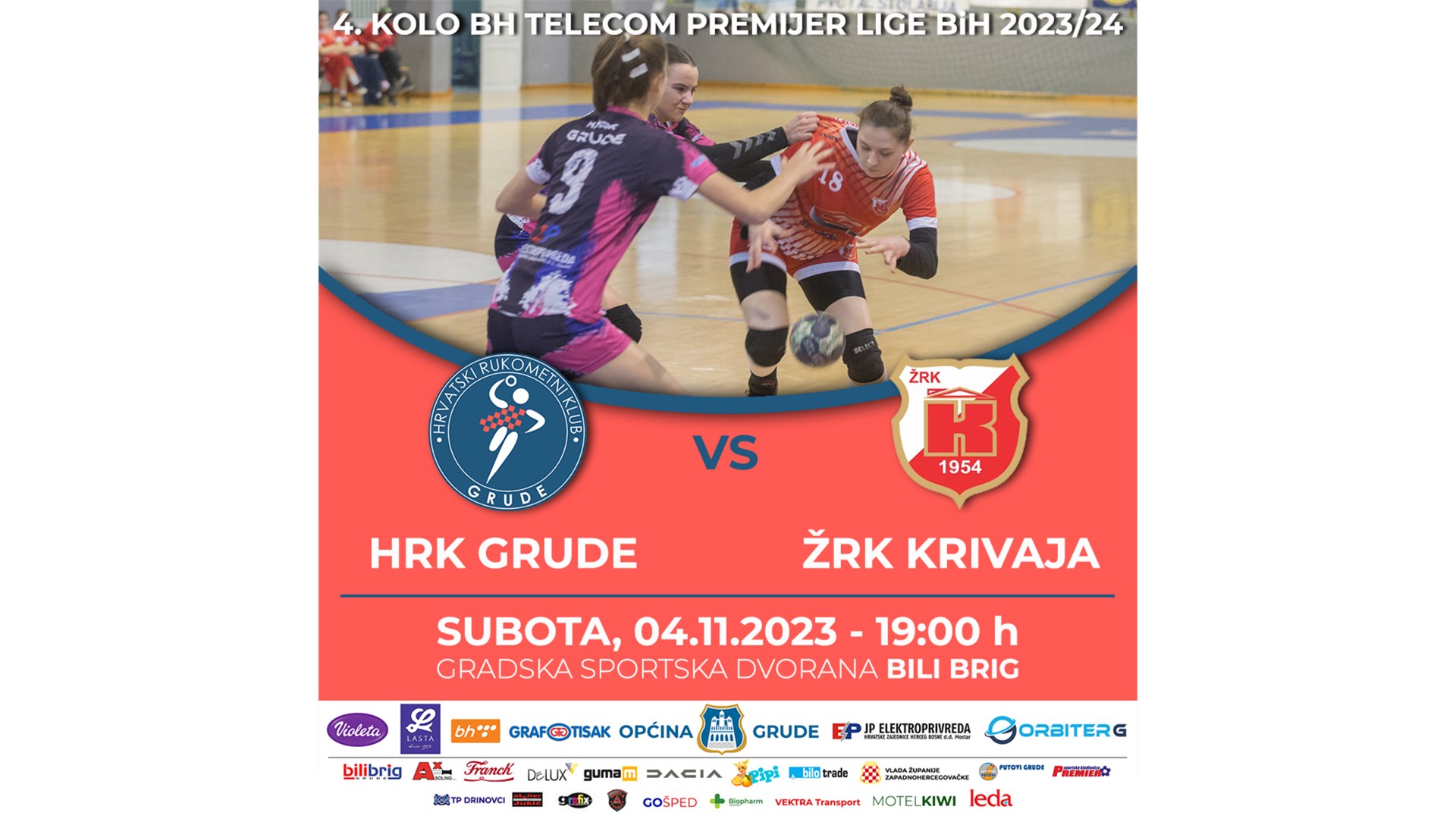 Gruđanke dočekuju ŽRK Krivaja
