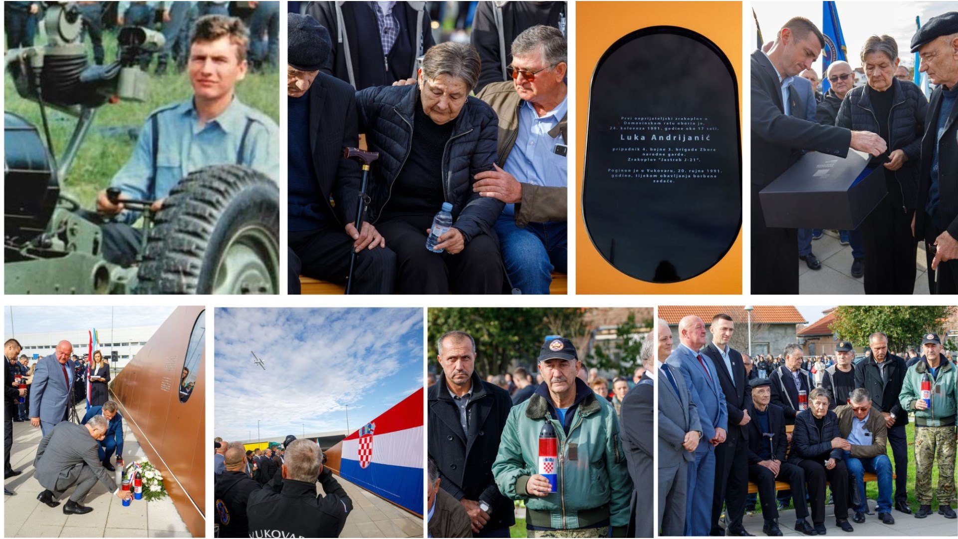 Otkriven spomenik Luki Andrijaniću, heroju Vukovara! Imao je srce veliko kao kuća