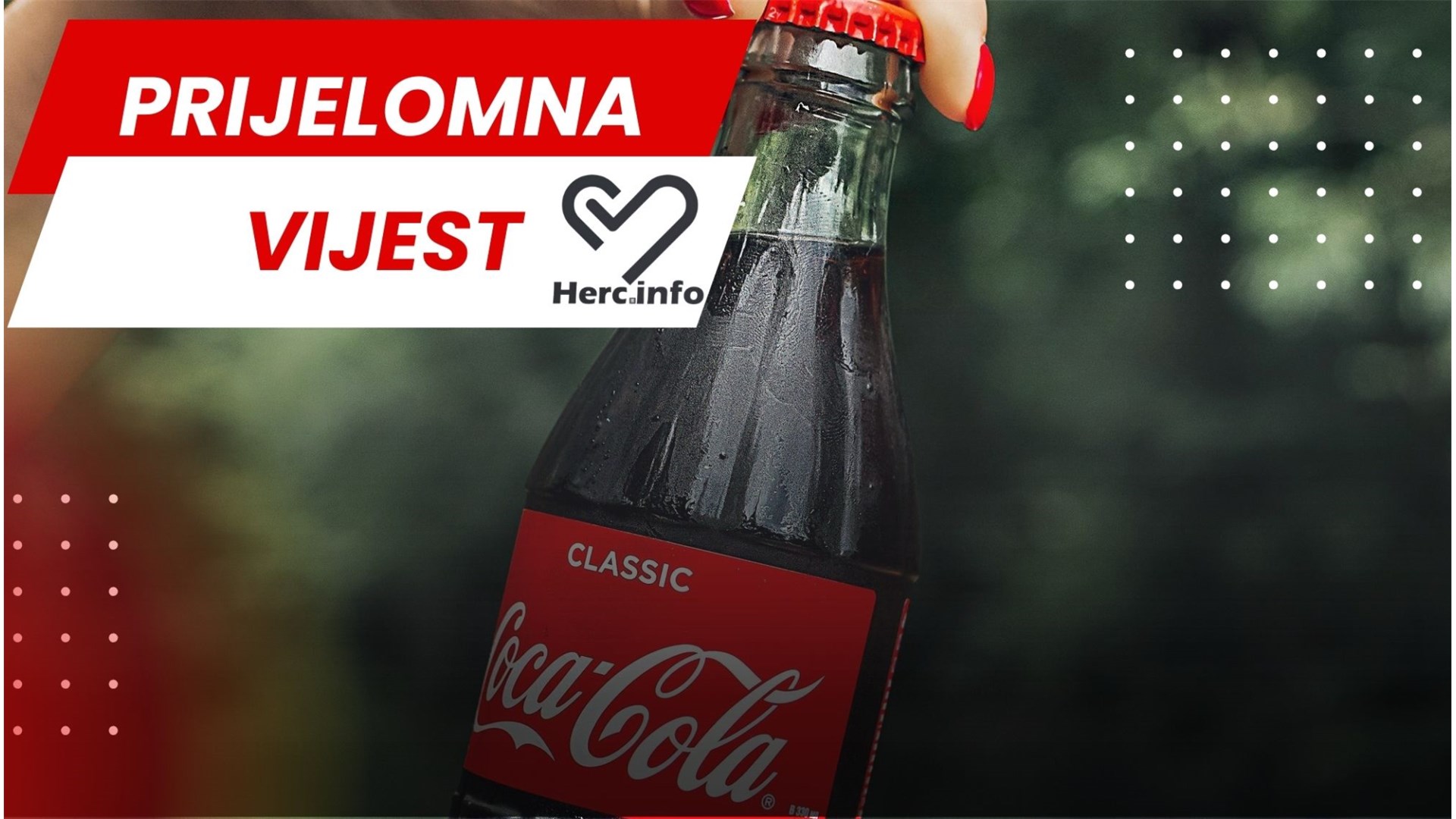Coca-Cola potvrdila da je slučaj trovanja povezan s njima! 