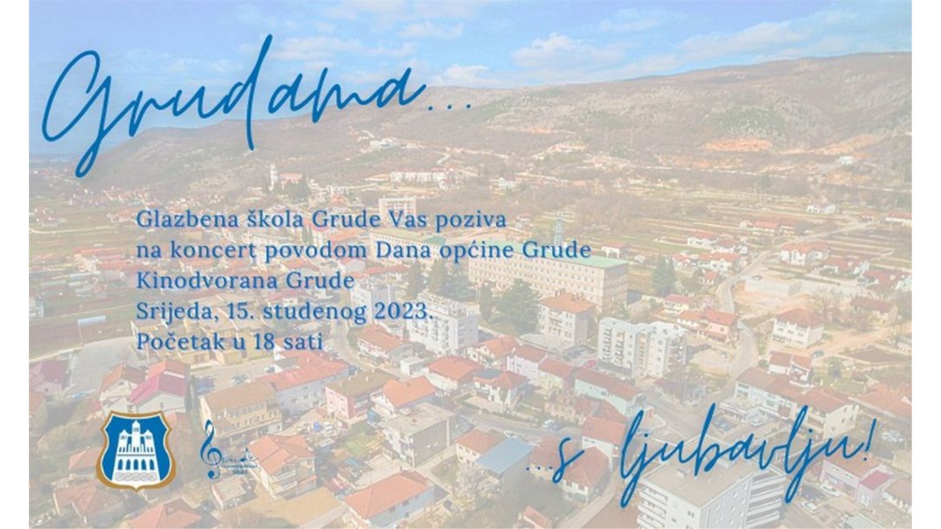 DAN OPĆINE GRUDE - Domoljubni koncert u izvedbi učenika Glazbene škole Grude