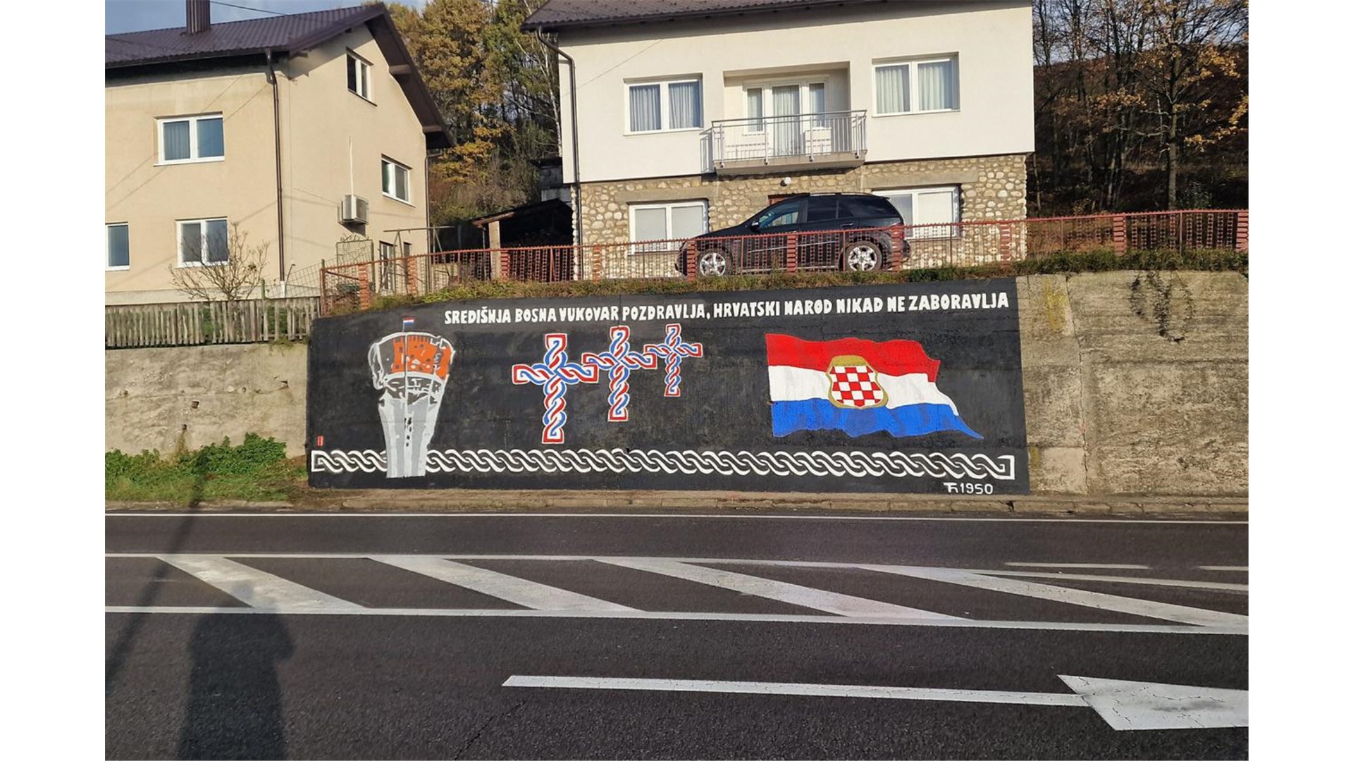 Novi Travnik se muralom naklonio Vukovaru