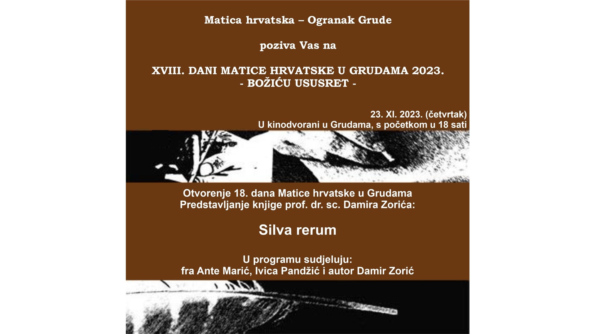 XVIII Dani MH u Grudama - Božiću ususret
