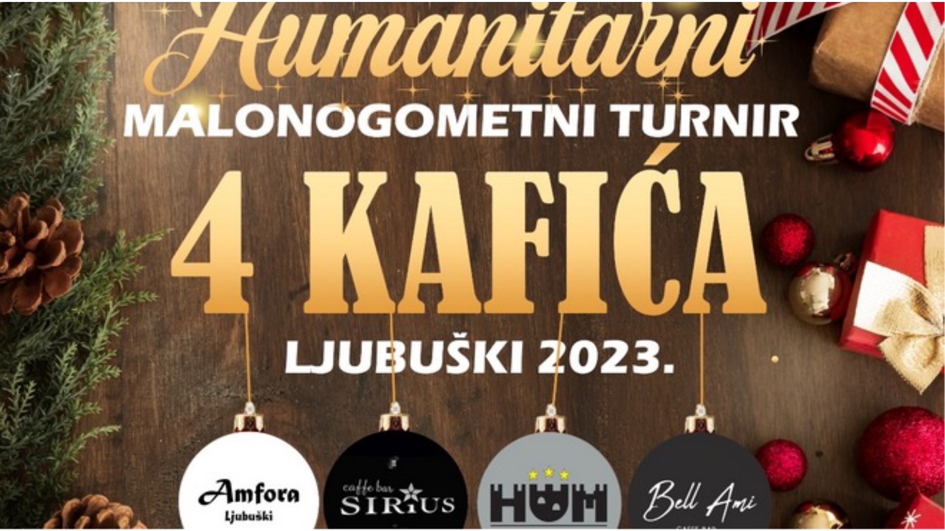 4 KAFIĆA u Ljubuškom! Turnir humanitarnog karaktera