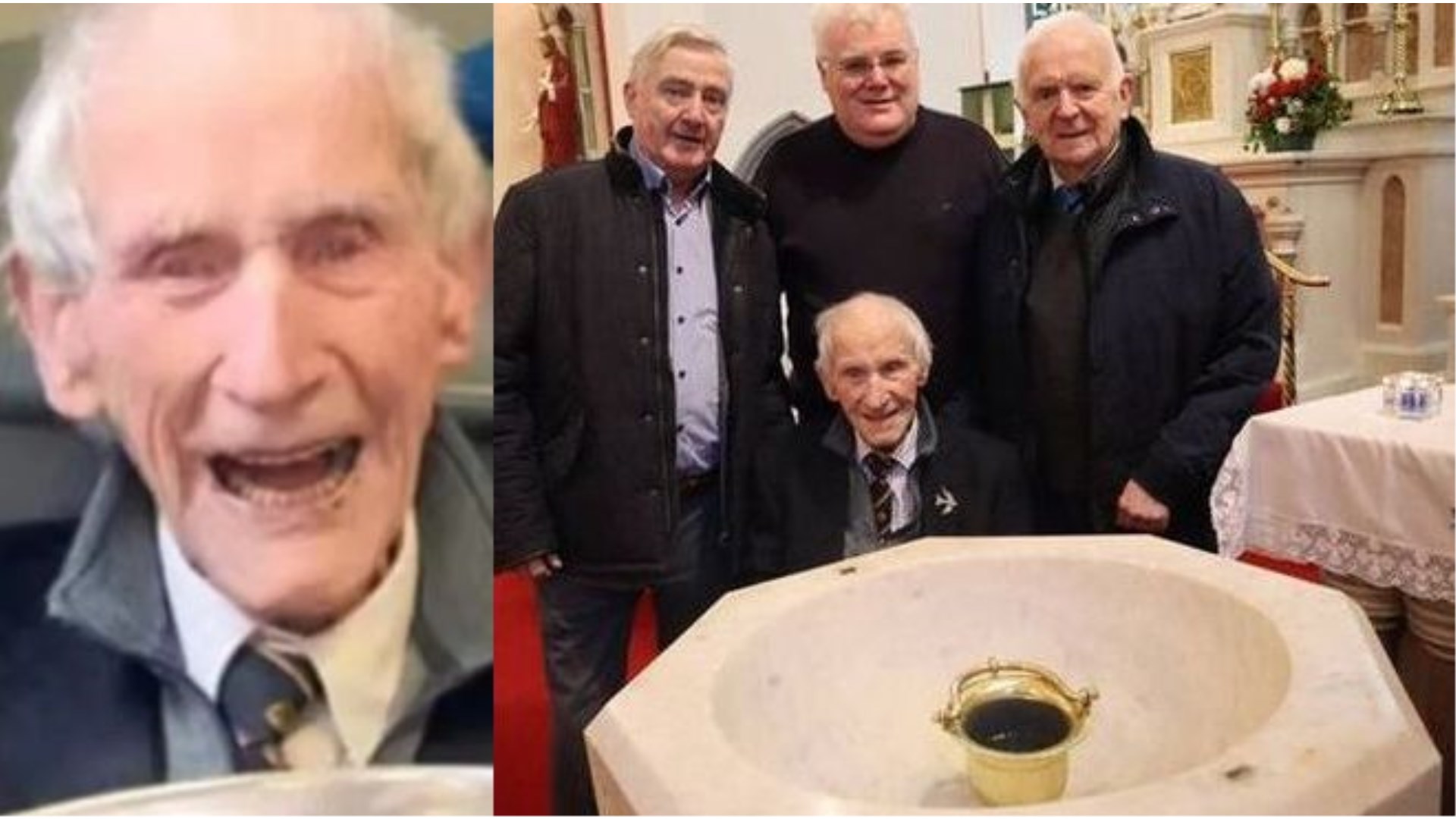 107. rođendan proslavio u crkvi u kojoj je kršten, nastoji svake nedjelje ići na svetu misu
