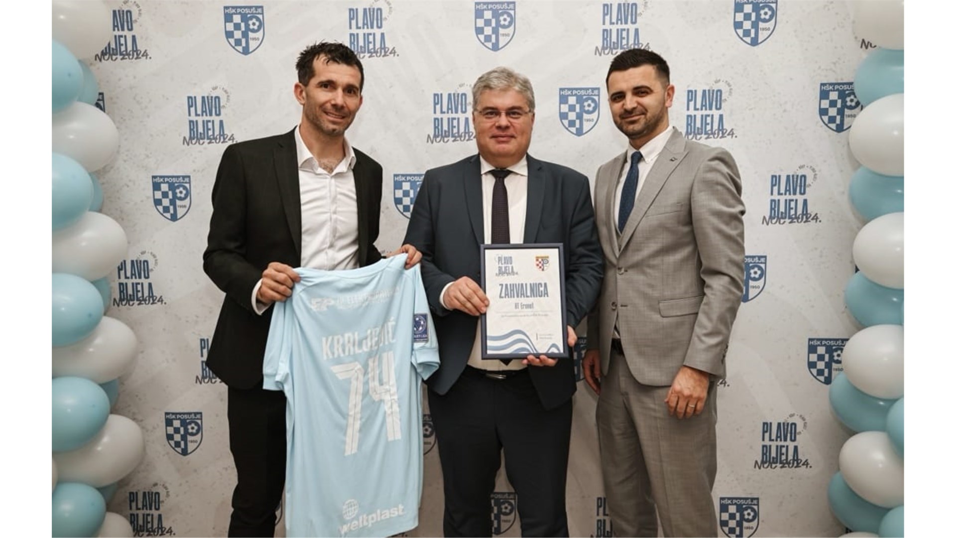 FOTO: Nogometni klub Posušje obilježio svoju Plavo-bijelu noć