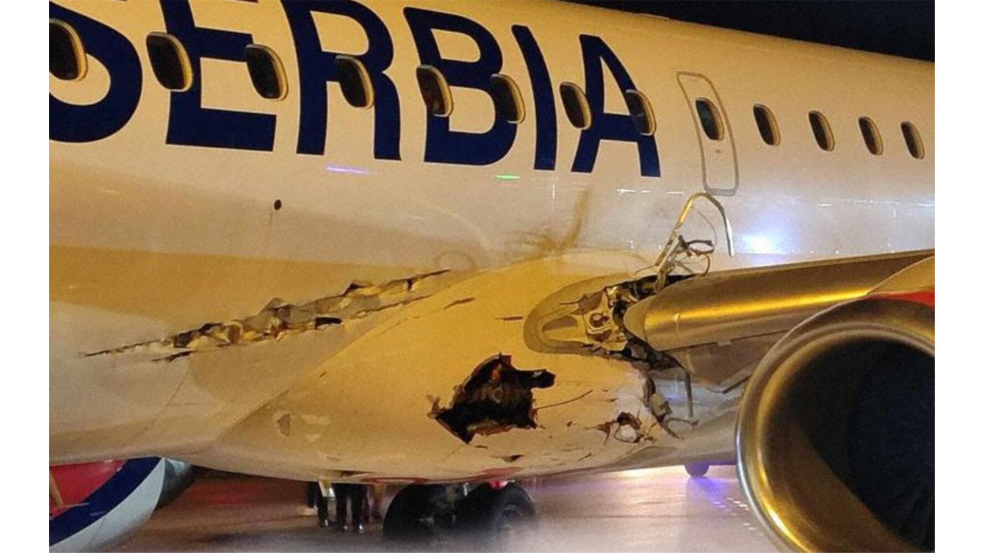 VIDEO: Drama na letu iz Beograda. Avion teško oštećen prilikom polijetanja, hitno se morao vratiti