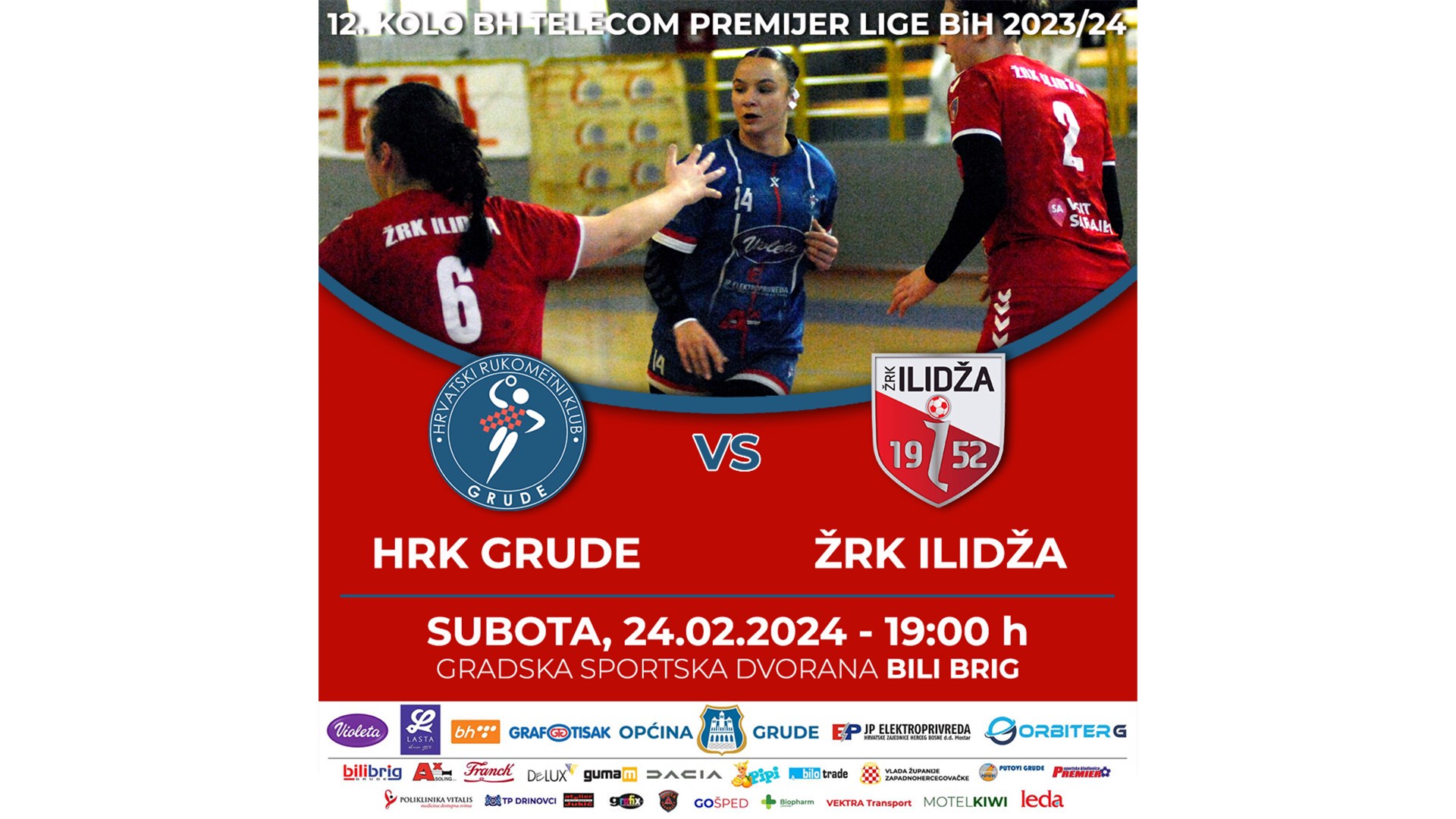 HRK Grude u subotu dočekuje ŽRK Ilidža