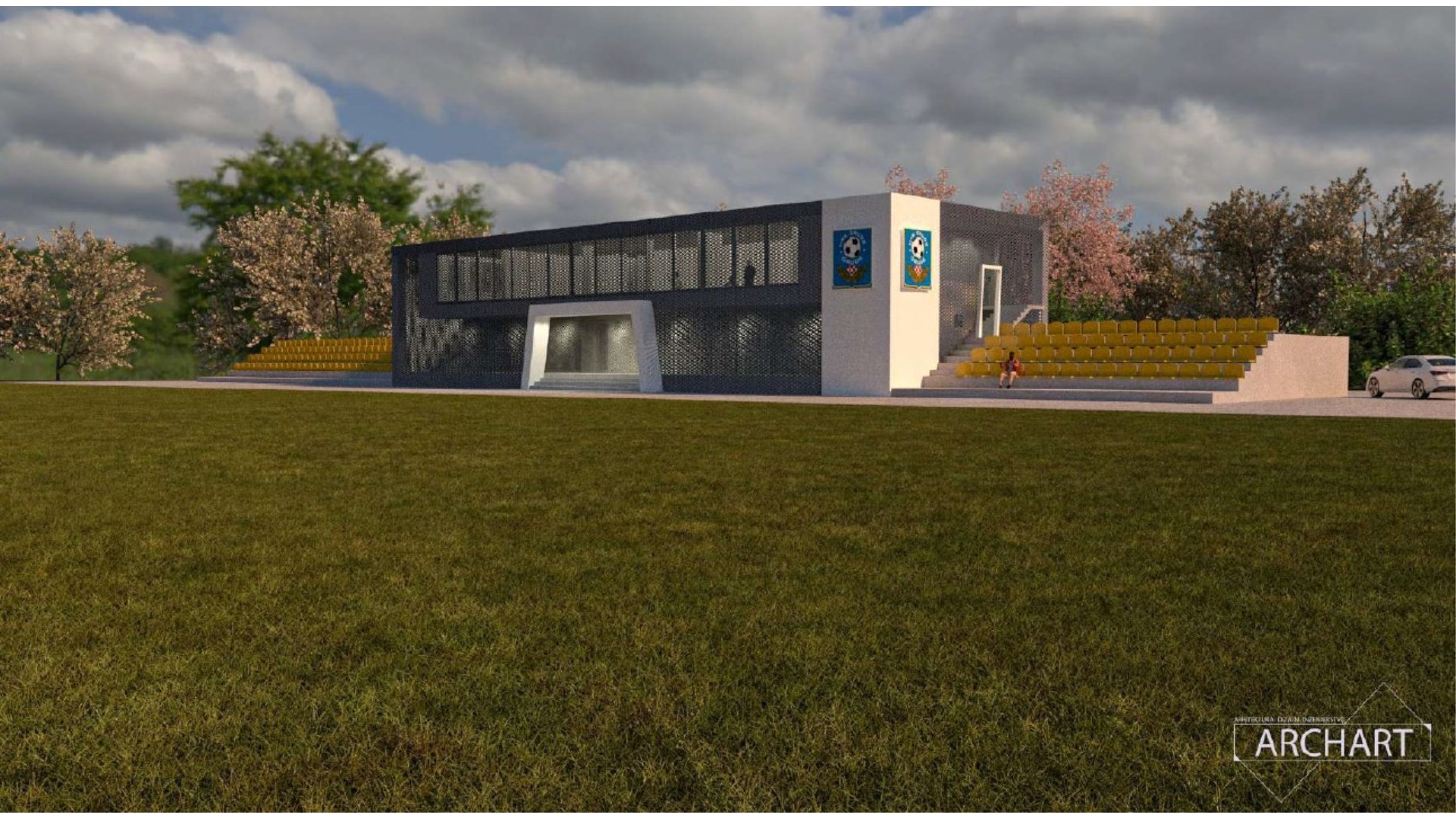 FOTO: HNK Grude predstavio NOVI PROJEKT na stadionu ELIĆ LUKA! Tribine, teretana, kafić, dvorana za sastanke, uredske prostorije...