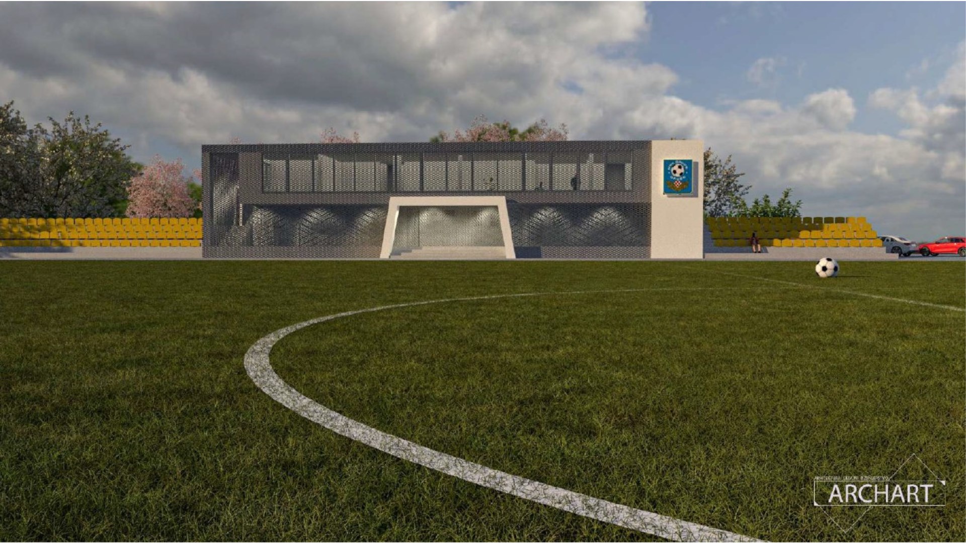 FOTO: HNK Grude predstavio NOVI PROJEKT na stadionu ELIĆ LUKA! Tribine, teretana, kafić, dvorana za sastanke, uredske prostorije...