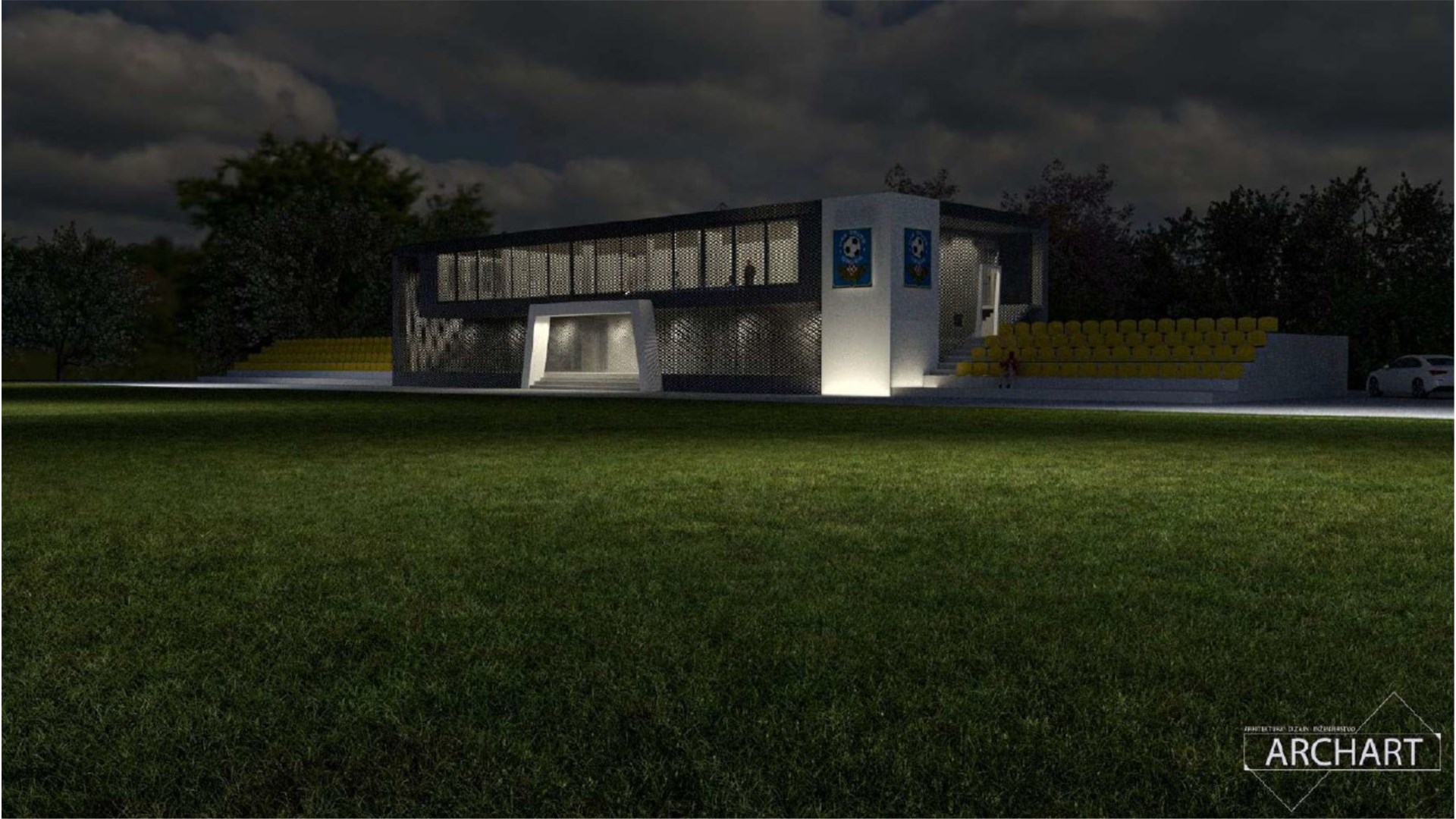 FOTO: HNK Grude predstavio NOVI PROJEKT na stadionu ELIĆ LUKA! Tribine, teretana, kafić, dvorana za sastanke, uredske prostorije...