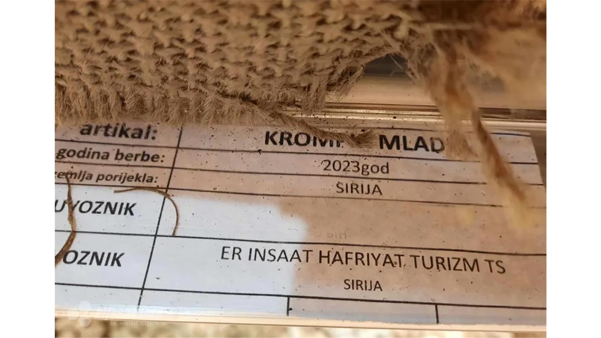 Sirijski krumpir u BiH ubija domaće proizvođače