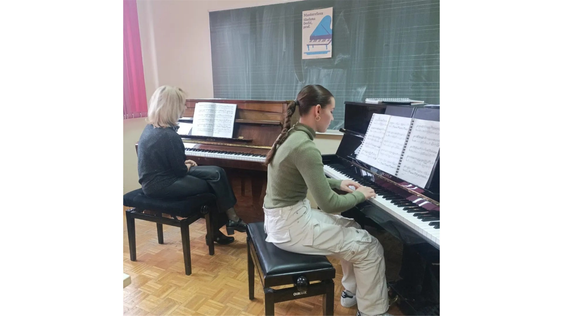 FOTO: Profesorica Slađana Dedić održala trodnevni seminar u Glazbenoj školi Grude