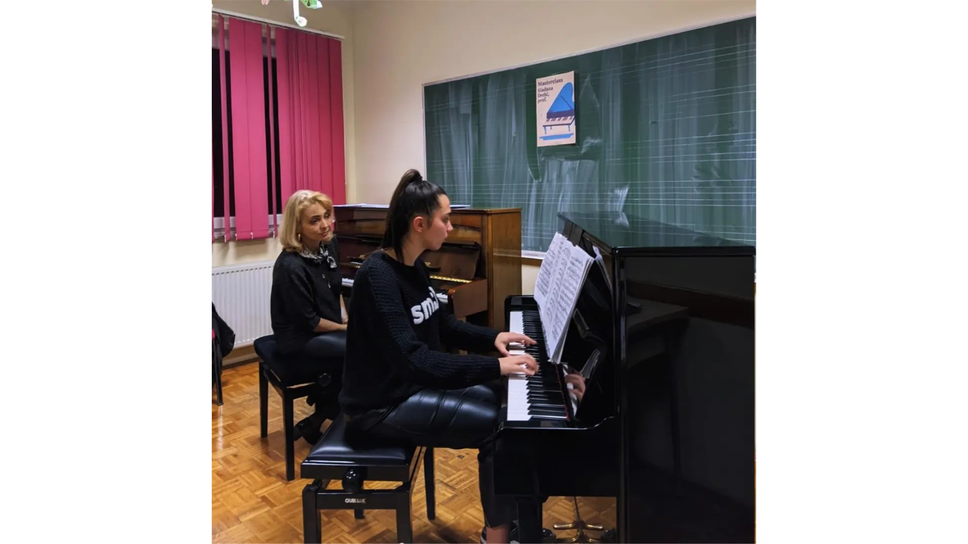 FOTO: Profesorica Slađana Dedić održala trodnevni seminar u Glazbenoj školi Grude