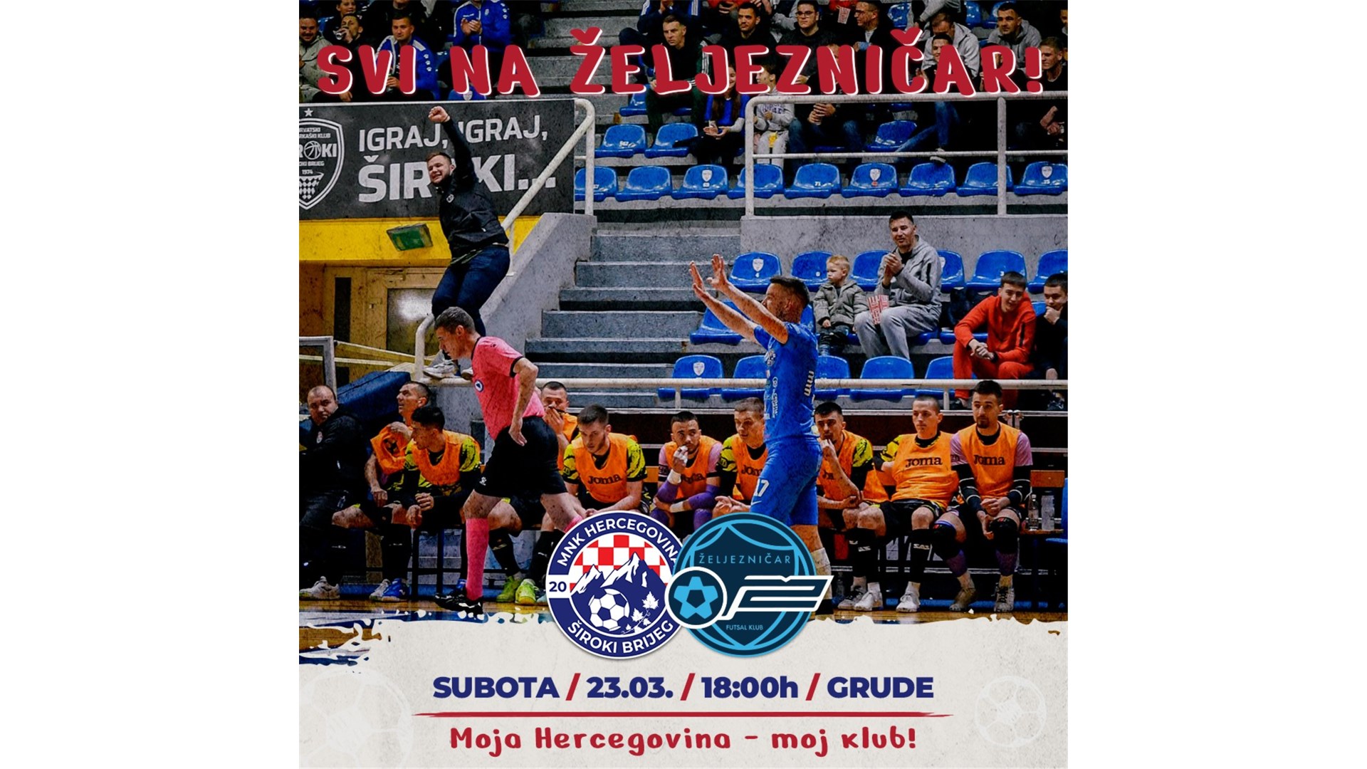 Svi na Hercegovinu! Grude domaćin ključne utakmice protiv Željezničara!