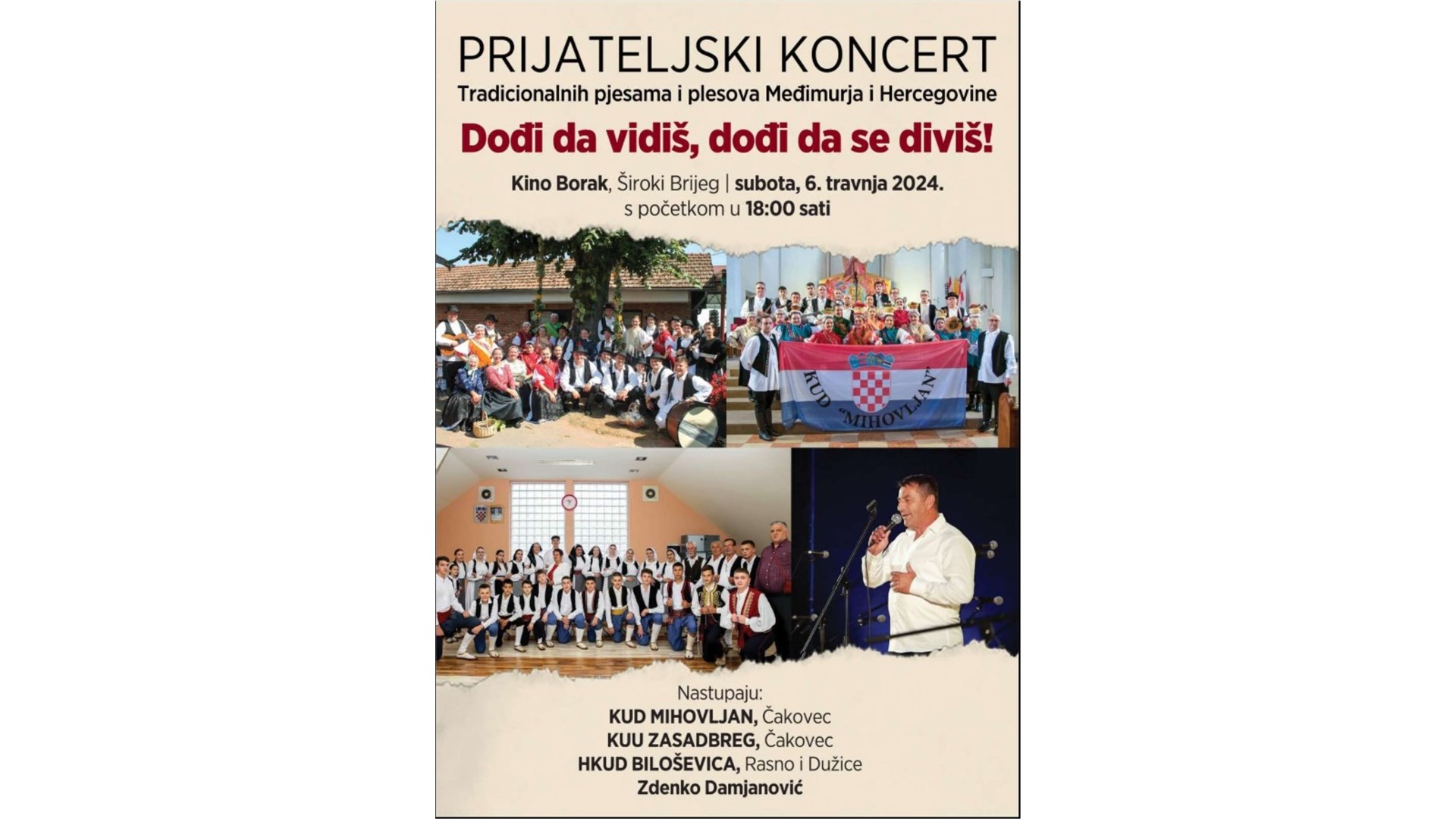 NAJAVA: Kulturno-zabavni događaj 'Dođi da vidiš, dođi da se diviš'