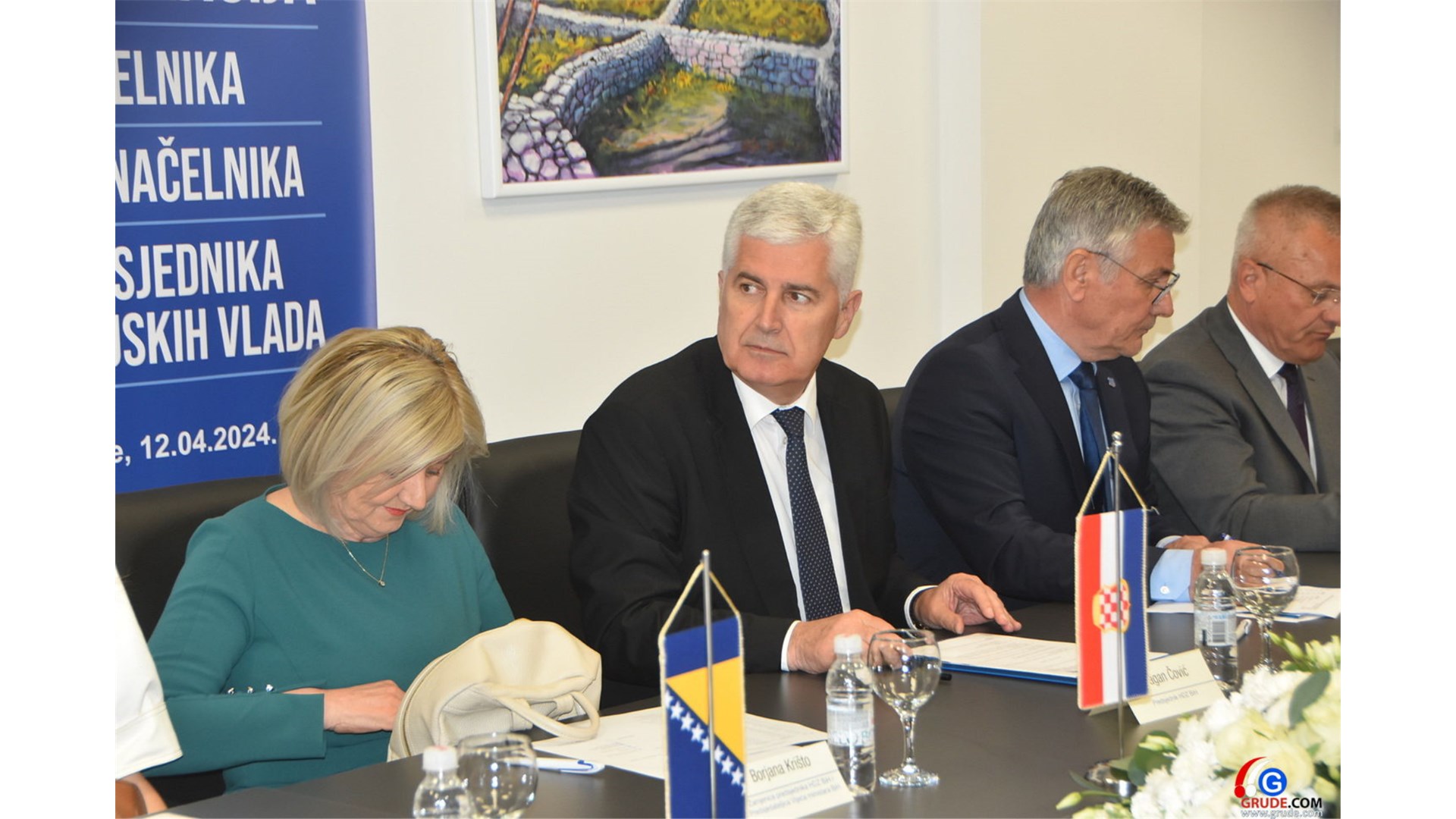 Čović u Grudama: ''Pozitivni procesi u BiH neće biti zaustavljeni''