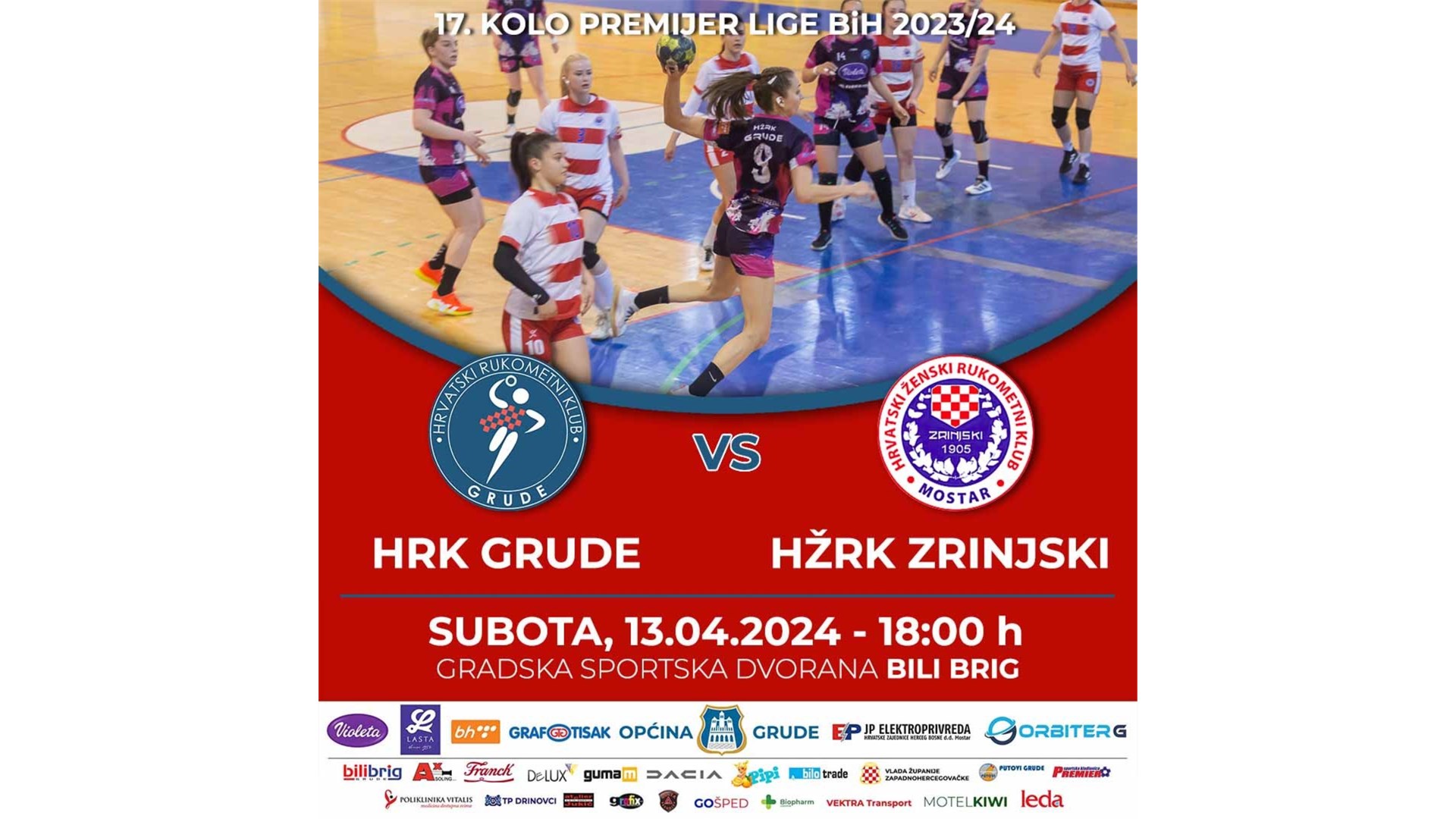 HERCEGOVAČKI DERBI - HRK Grude dočekuje Zrinjski