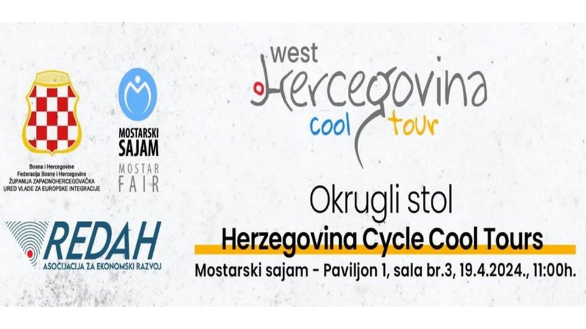 NAJAVA: Okrugli stol na temu ''Herzegovina Cycle Cool Tours''