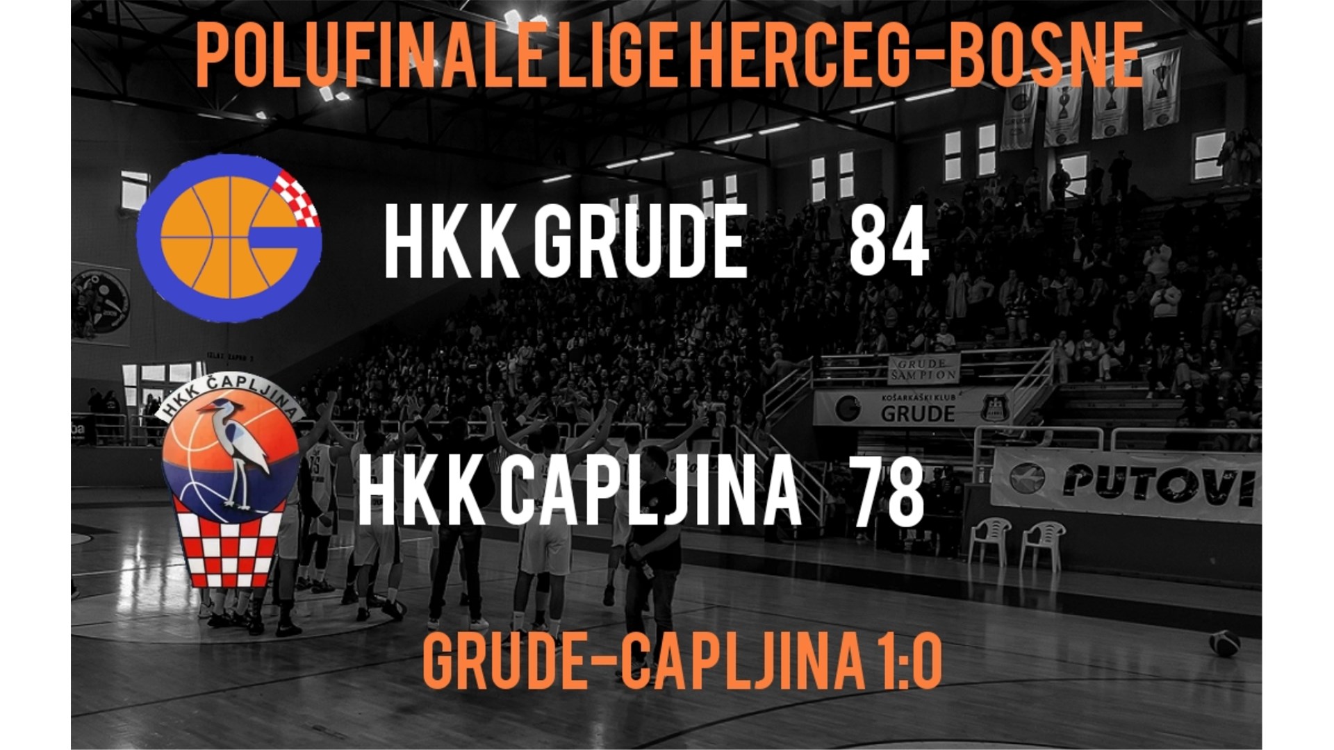 HKK GRUDE-HKK ČAPLJINA 1-0
