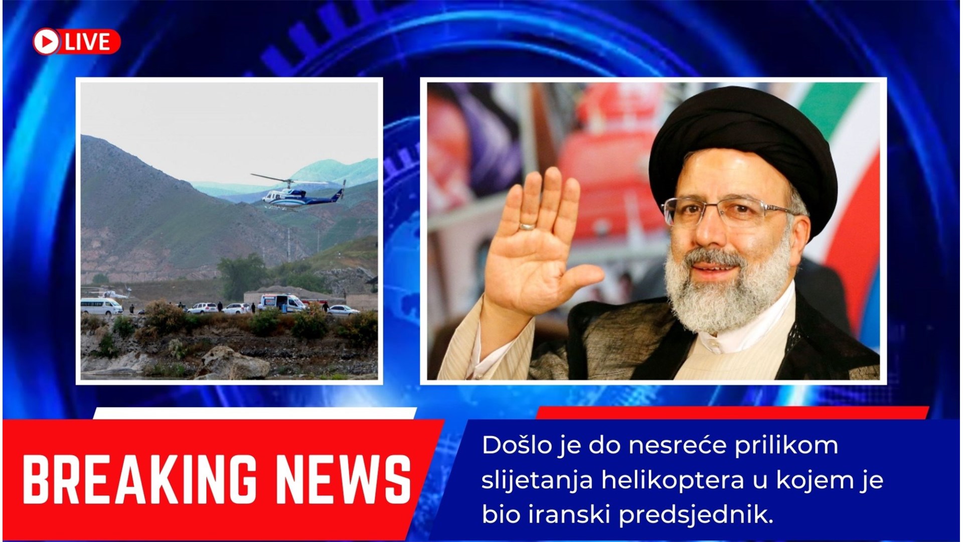 Helikopter s iranskim predsjednikom lociran? Ruska propaganda tvrdi da je izvršen atentat