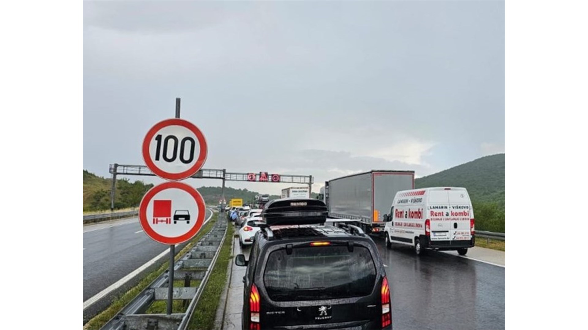 Teška nesreća na A1 u Dalmaciji. Zatvorena autocesta do Prgometa