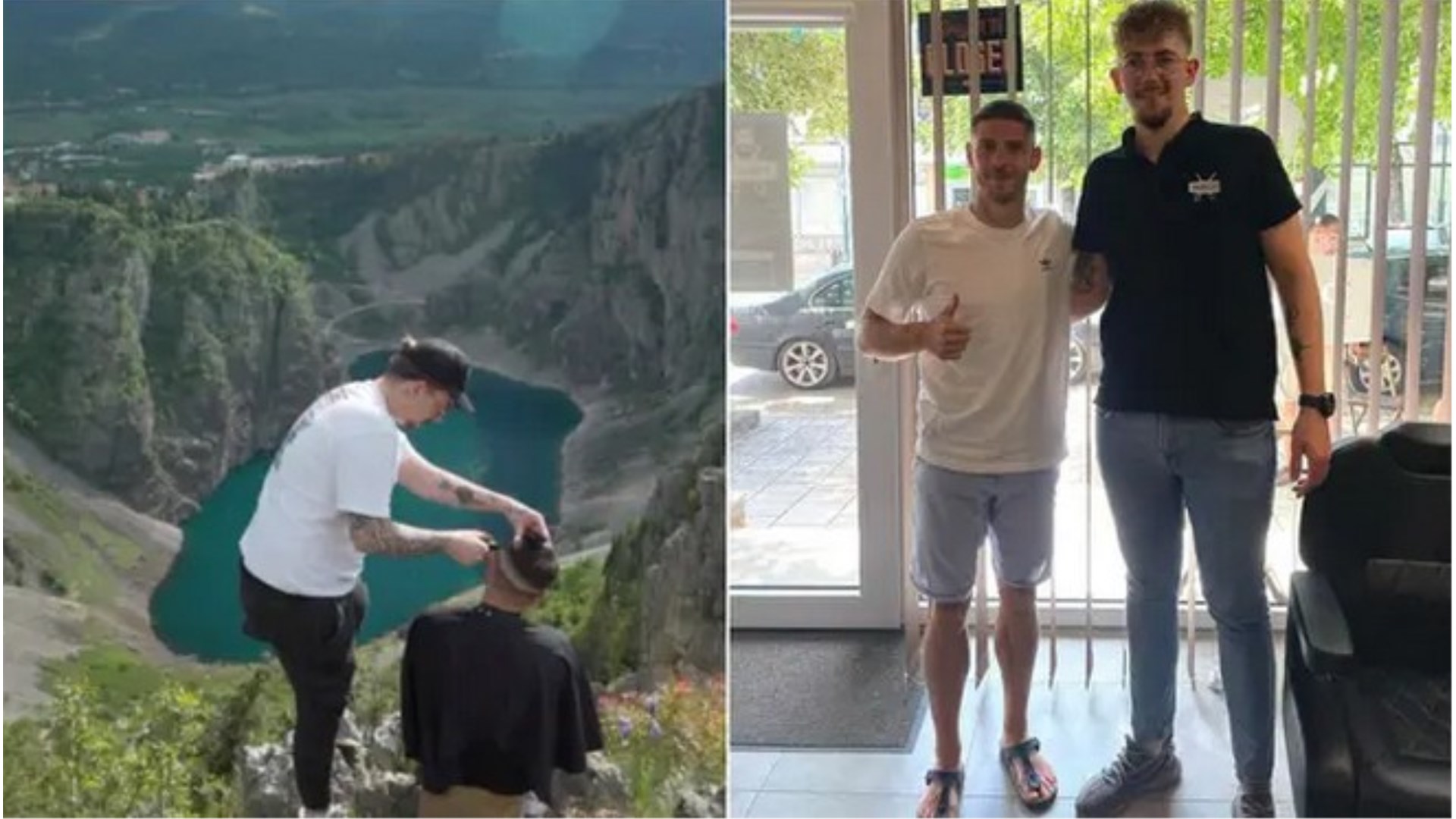 Hit frizer Paulo iz Imotskog šiša i iznad Modrog jezera! Nogometaši su mu redovne mušterije