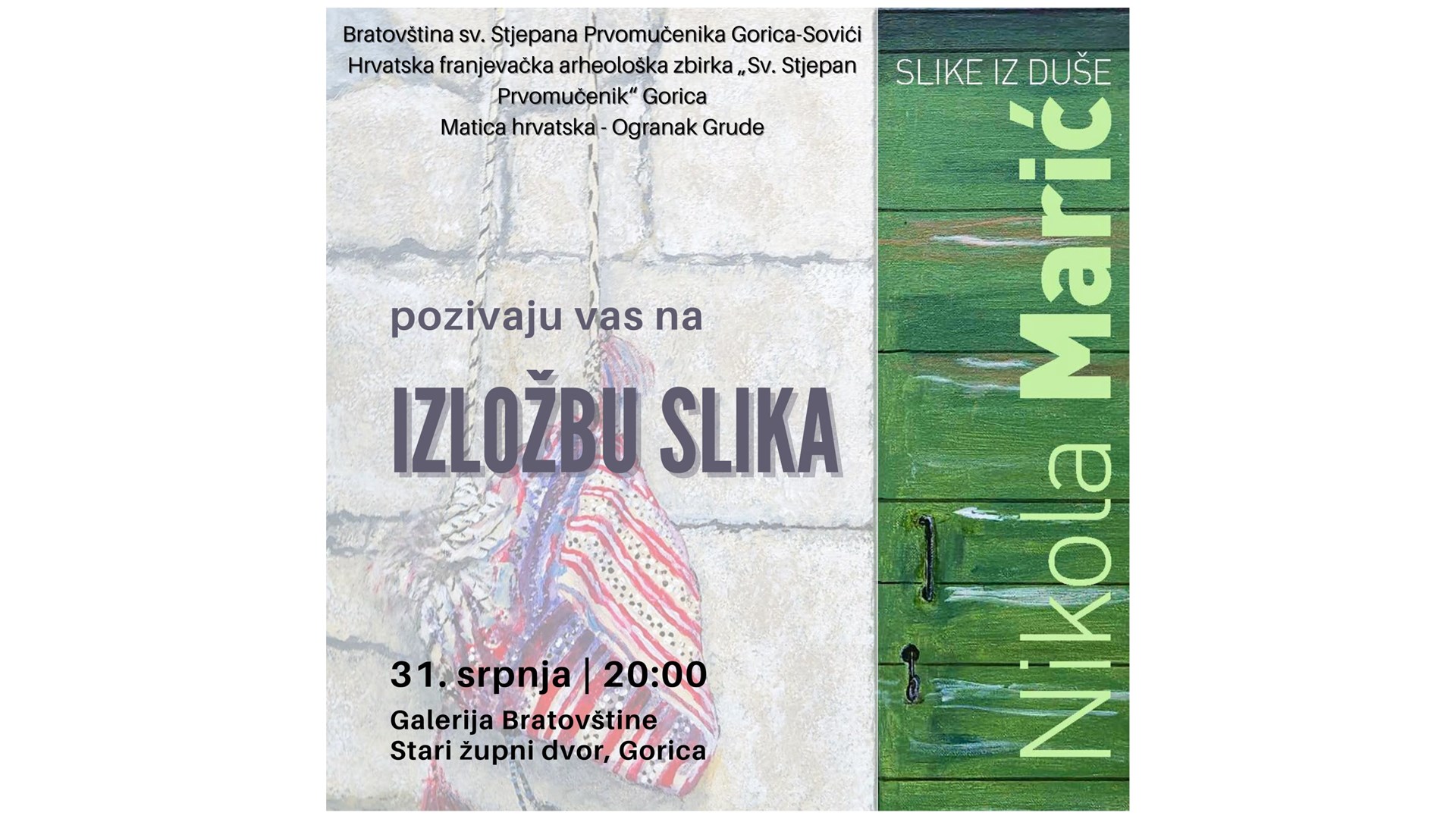 U župi Gorica-Sovići izložba slika i koncert klapa