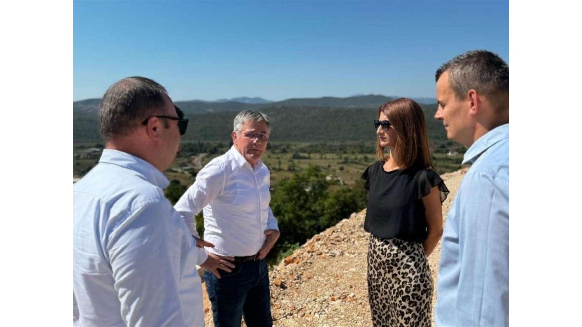 Grude - Ministrica Katić obišla gradilište sjeverne obilaznice
